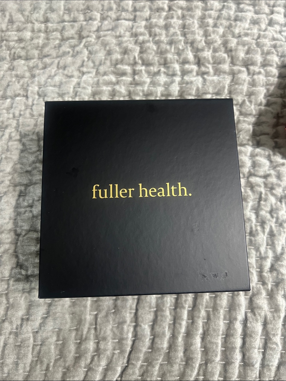 Fuller Health Black Gift Box with Gold Logo